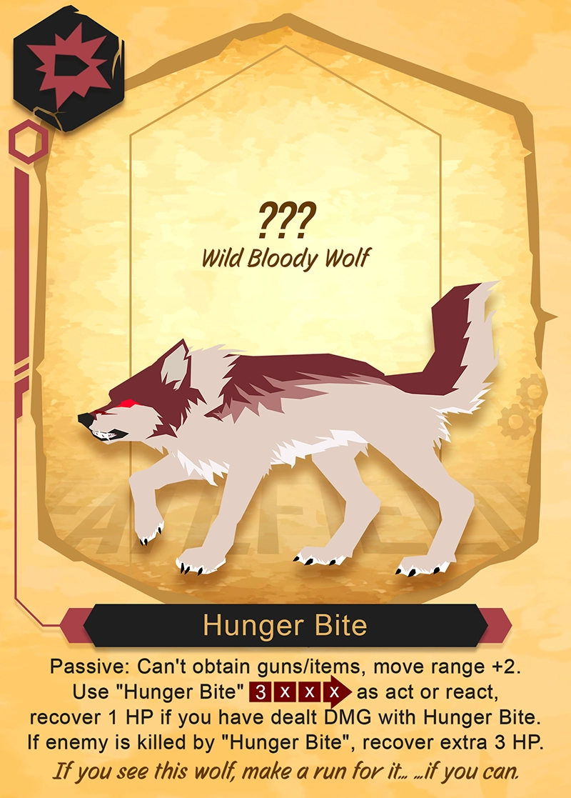 Wolf Large Bloody Wolf