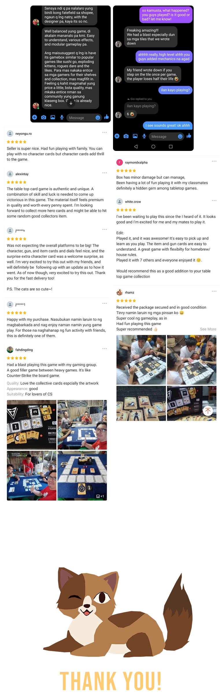 Player feedback